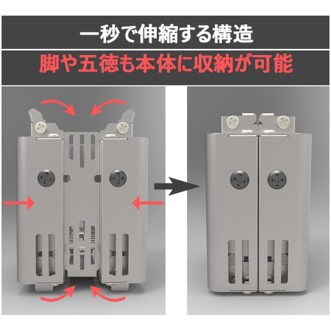 二次燃焼小型ストーブ「Fire Beast3」