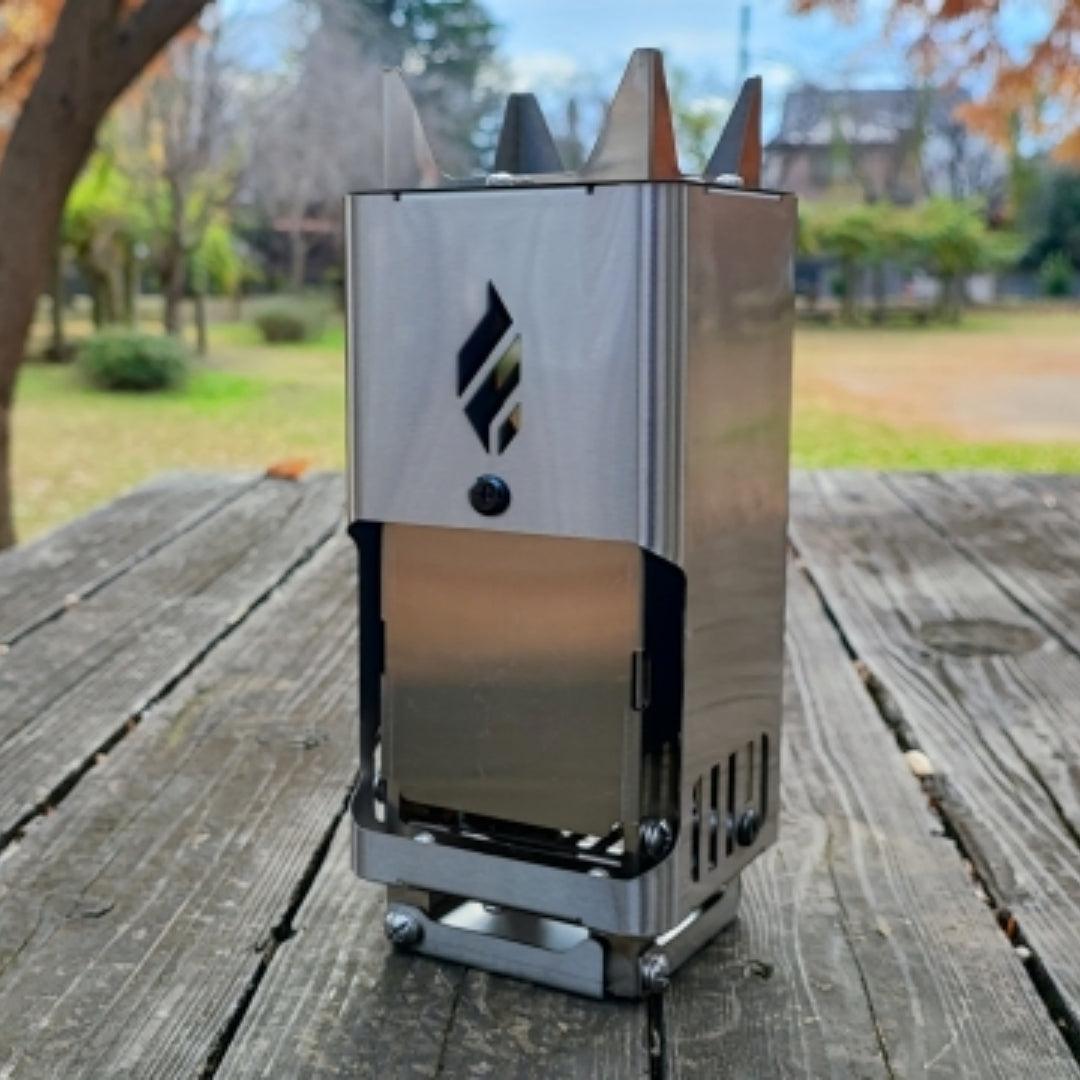 二重構造で燃焼効率バツグン!ロケットストーブ「Fire Beast」