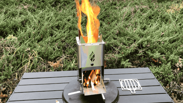二重構造で燃焼効率バツグン!ロケットストーブ「Fire Beast」