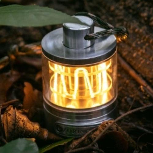 分銅型のアルミ製・LED小型ランタン『ZORING PARK』
