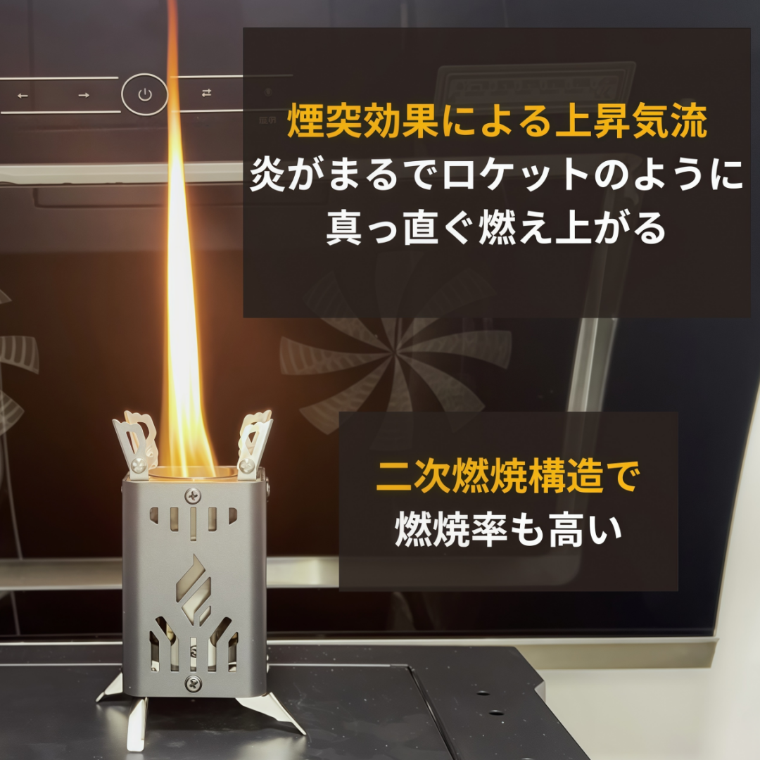 冒険心をくすぐる高火力な手のひらサイズのミニストーブFire Beast9