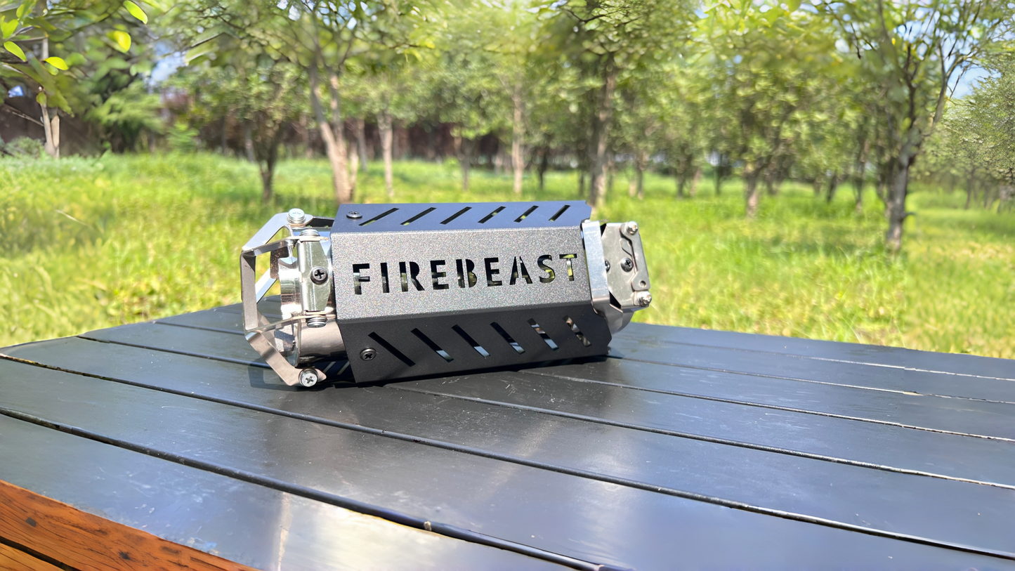 10秒設置で持ち運びも便利。高火力＆連続燃焼をキープできる小型ロケットストーブ